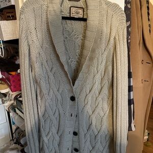 UGG Cable Knit Cardigan Sweater